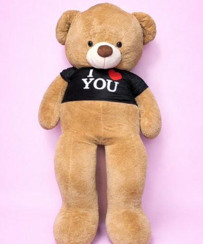 Λούτρινη Αρκούδα Μπέζ 180εκ